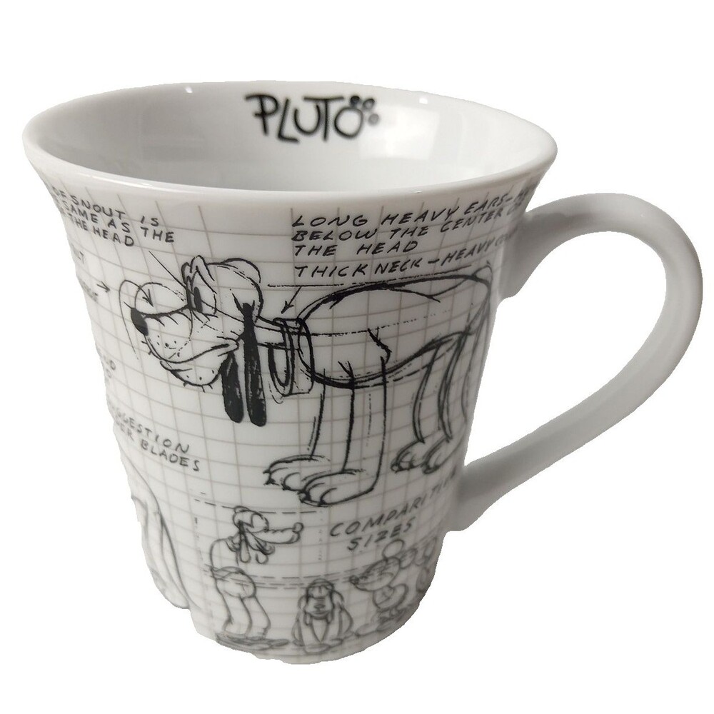 Disney Pluto Sketchbook Coffee Mug